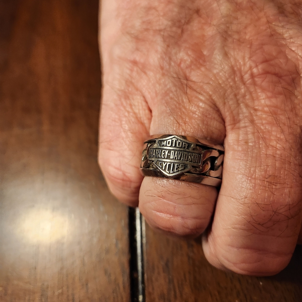 Mens Harley Davidson ring